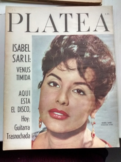 Isabel Sarli en la portada de Platea, año 3 N°82, 16 de octubre de 1961.